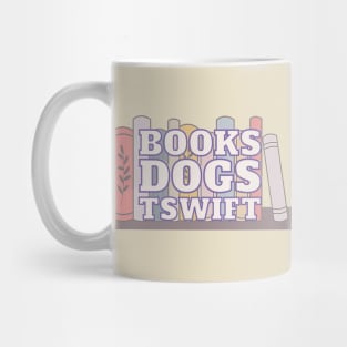 Books Dogs TSwift Mug